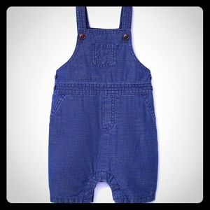 ⛵️ Janie and Jack toddler boy soft denim shortall